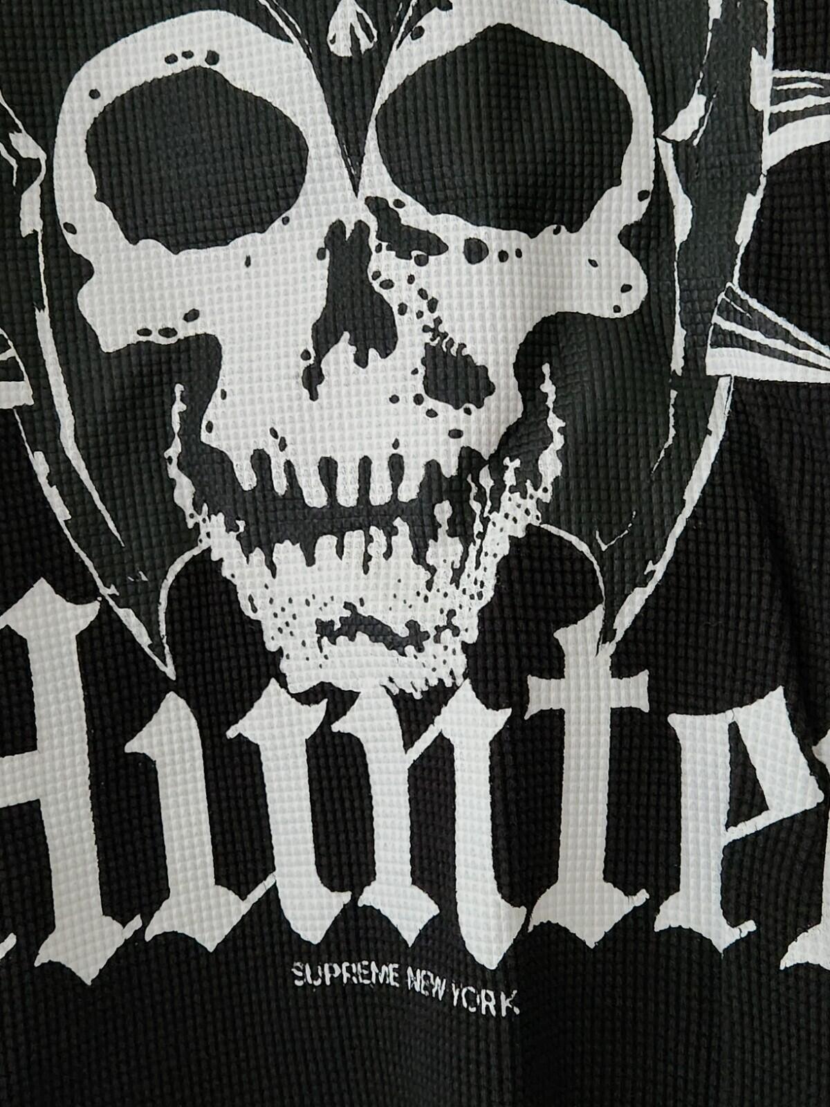 FW23 Supreme x Bounty Hunter Thermal Henley L/S Top size L large Black