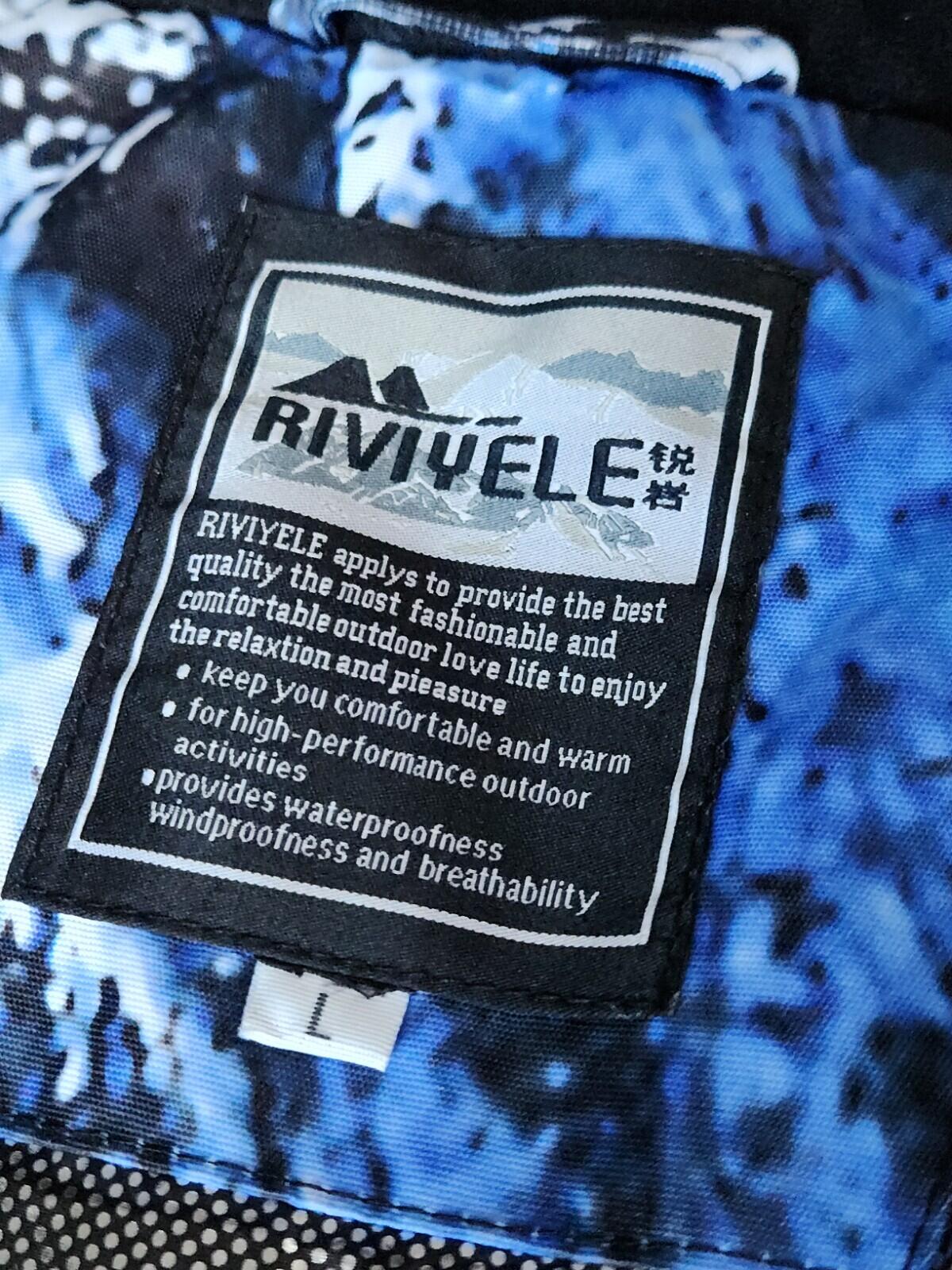 RIVYELLE Winter Ski Mountain Jacket Men's Women's Skiing Size L Large / M Medium