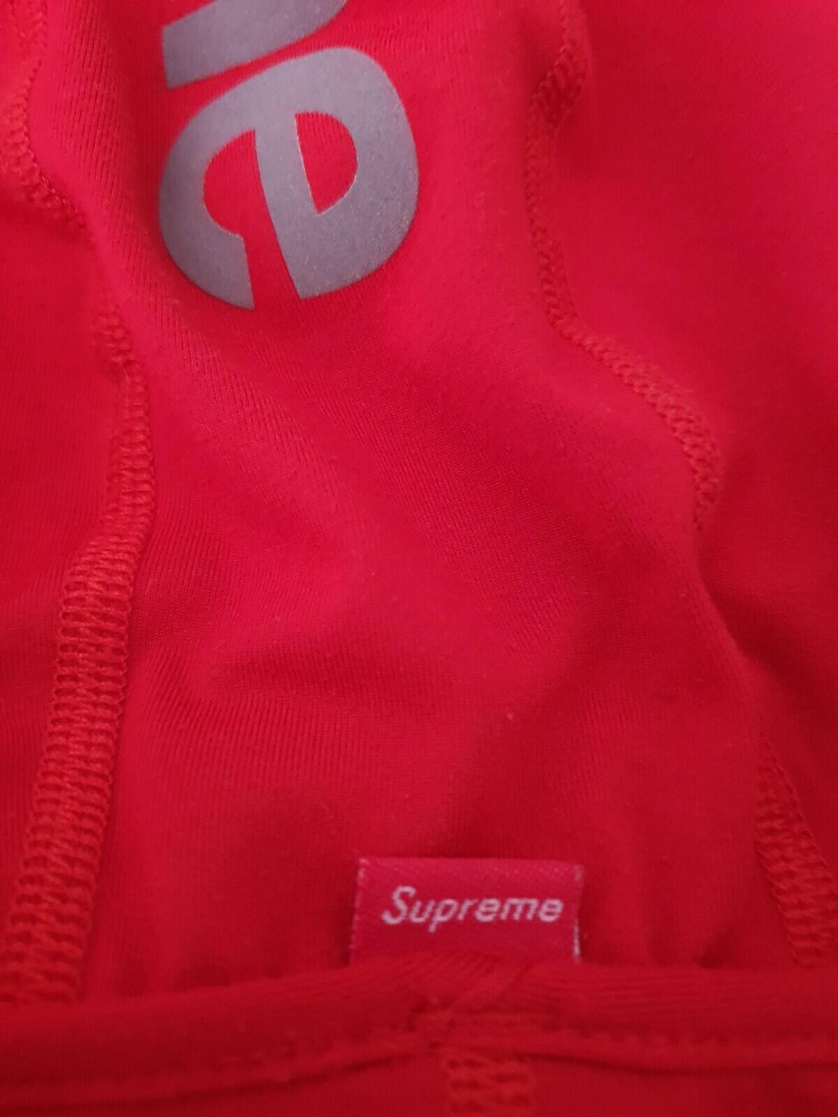 FW16 Supreme 3M Reflective Logo Balaclava red Accessory Red