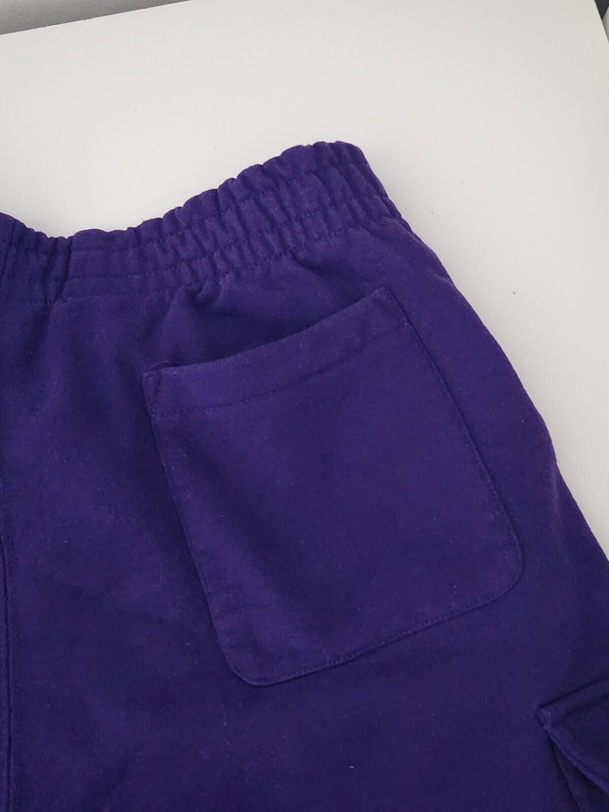 FW22 Supreme Box Cargo Sweatpant Purple Size L