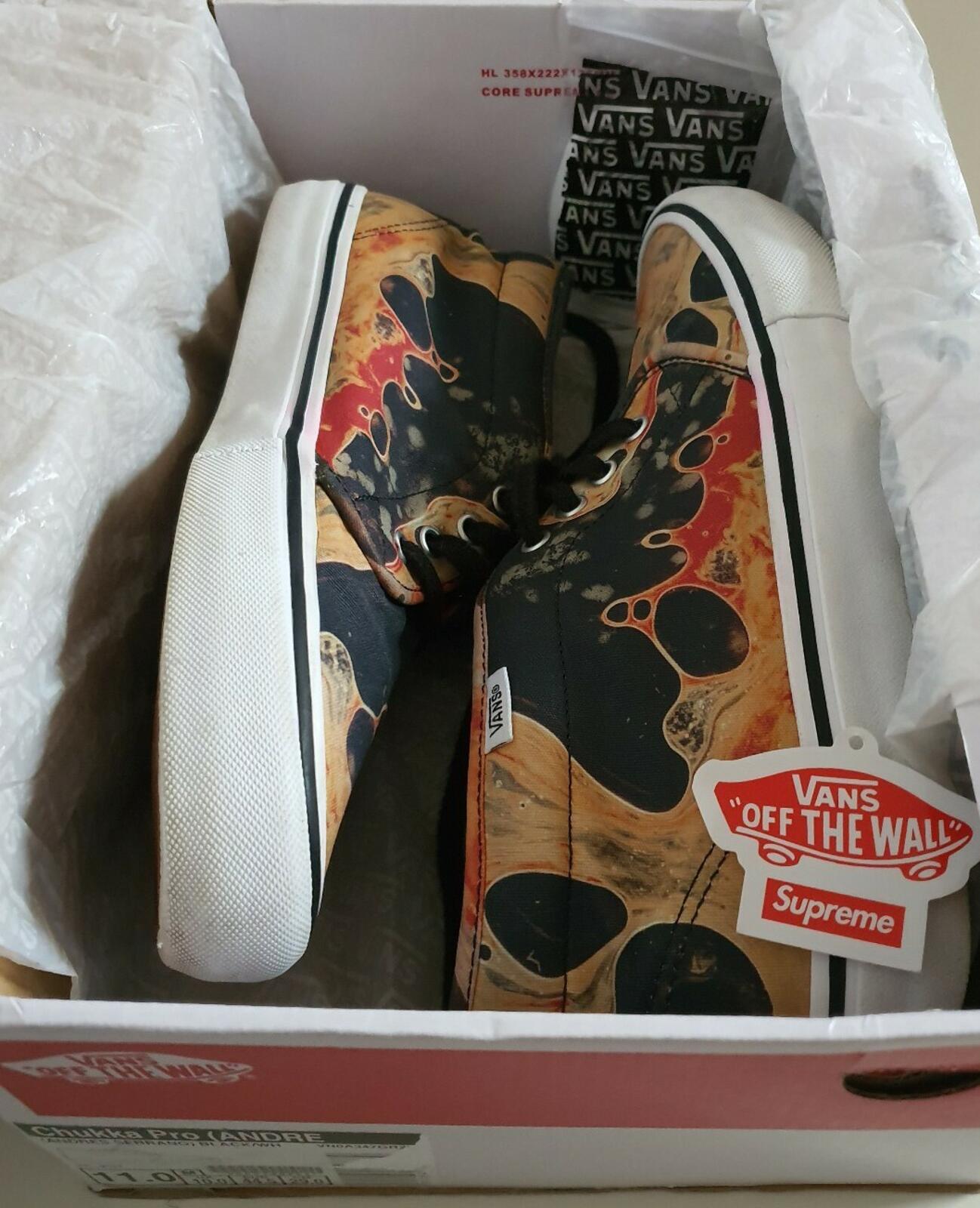 FW17 Supreme Vans Andres Serrano Blood and Semen Chukka UK 10 US 11 EUR 44.5