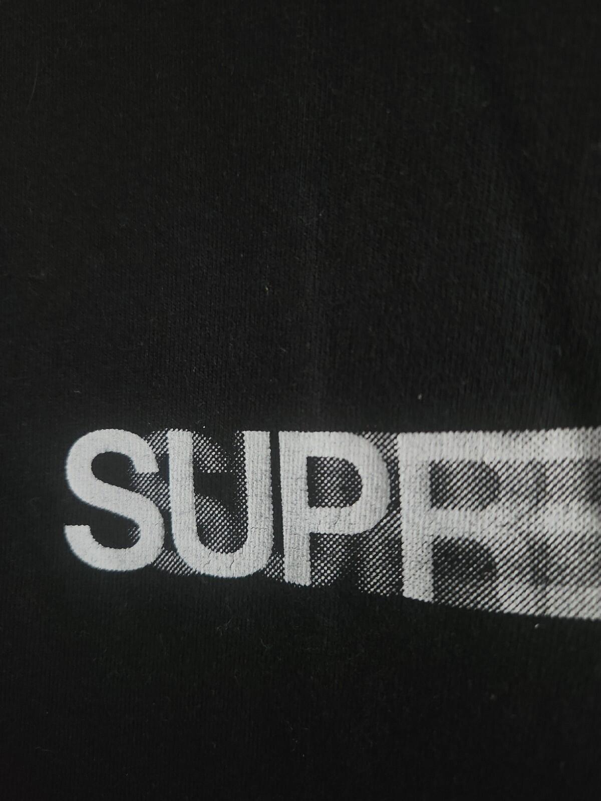 SS16 Supreme Motion Tee Black Size M