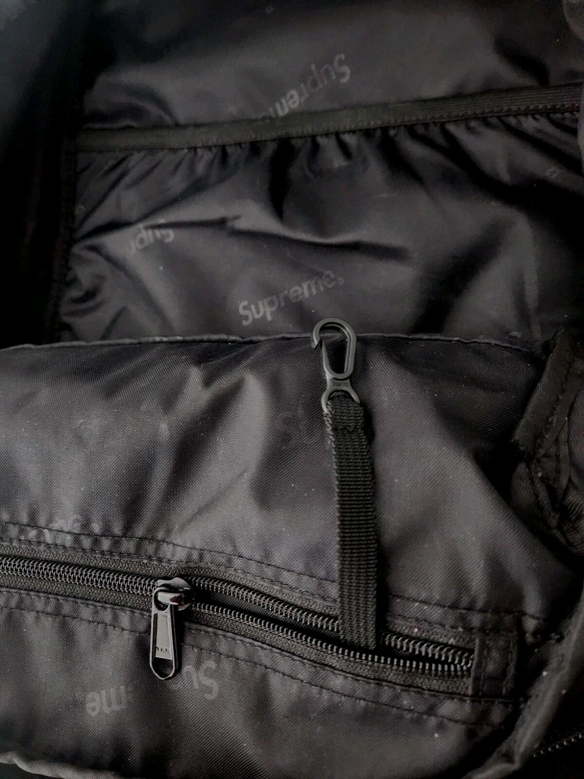 FW20 Supreme Backpack Black Bag Water Resistant Nylon Rucksack