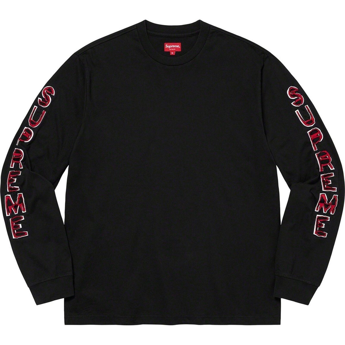 FW22 Supreme Cut Out L/S Top Größe S Schwarz Langarmshirt T-Shirt