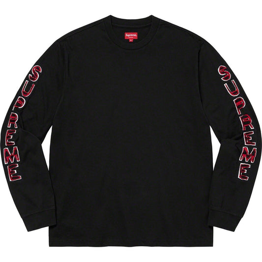 FW22 Supreme Cut Out L/S Top Größe S Schwarz Langarmshirt T-Shirt