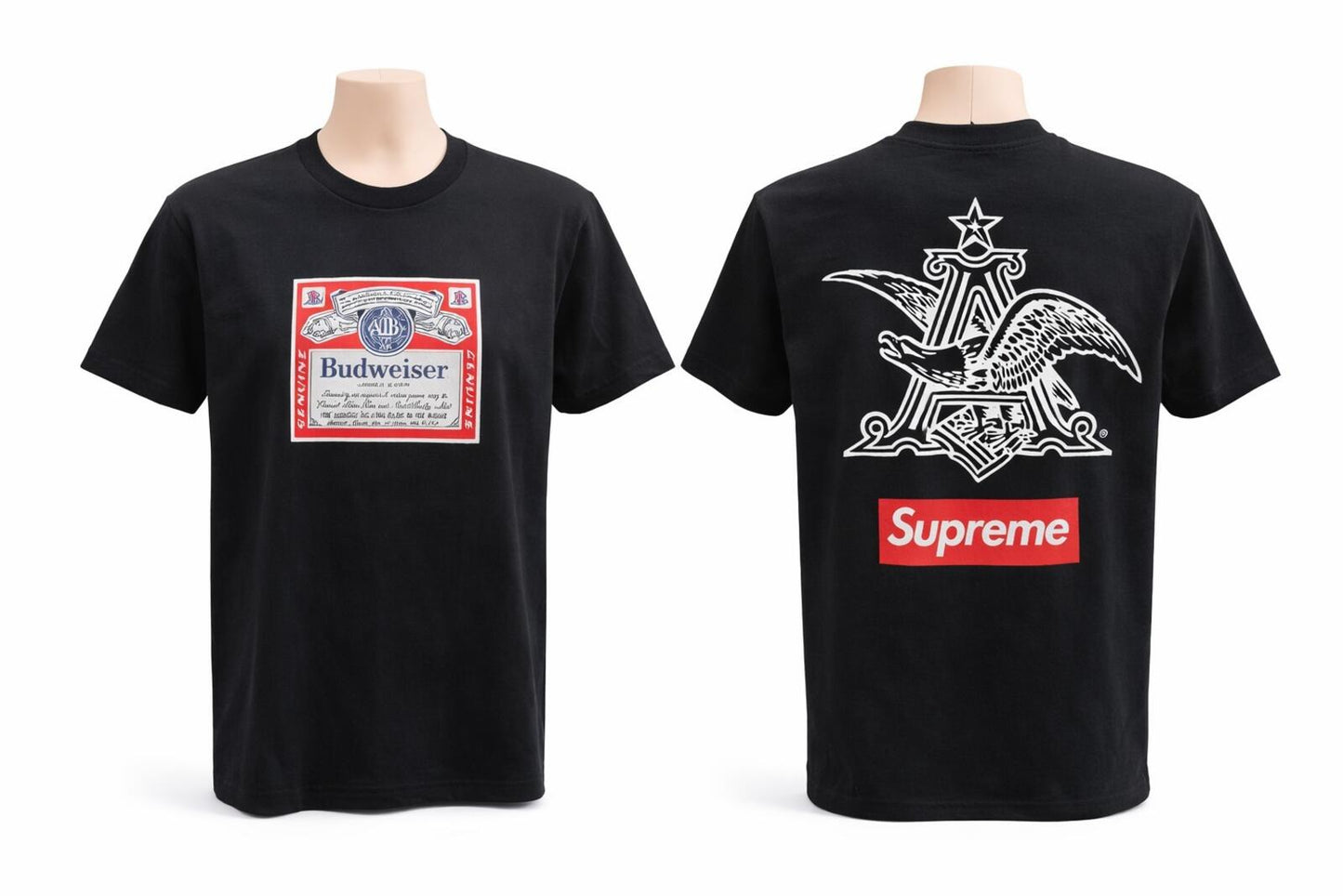 SS09 Supreme x Budweiser Tee Black Size M