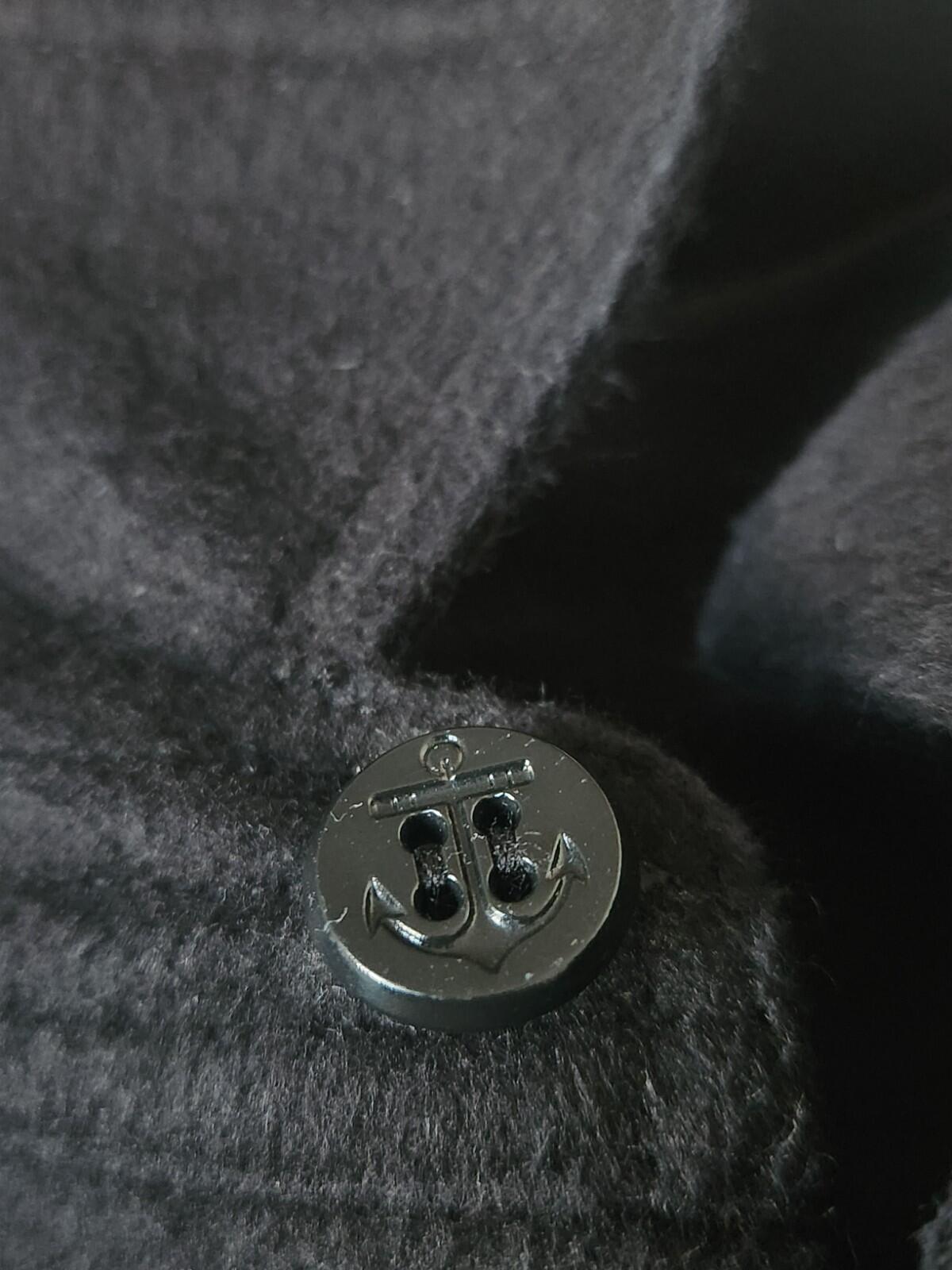 FW13 Supreme Moleskin Naval Shirt Black Size L