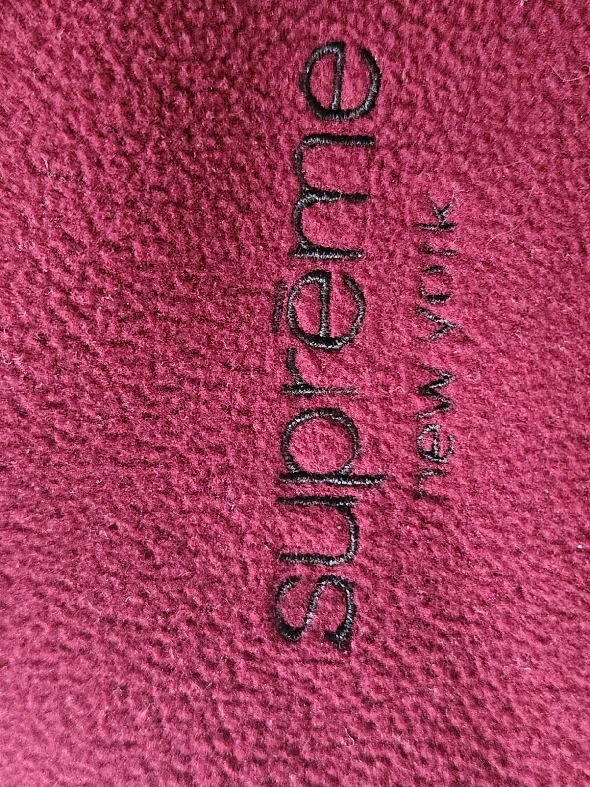 FW16 Supreme Polartec Fleece Color Blocked Half Snap Size M Medium Pullover Rare