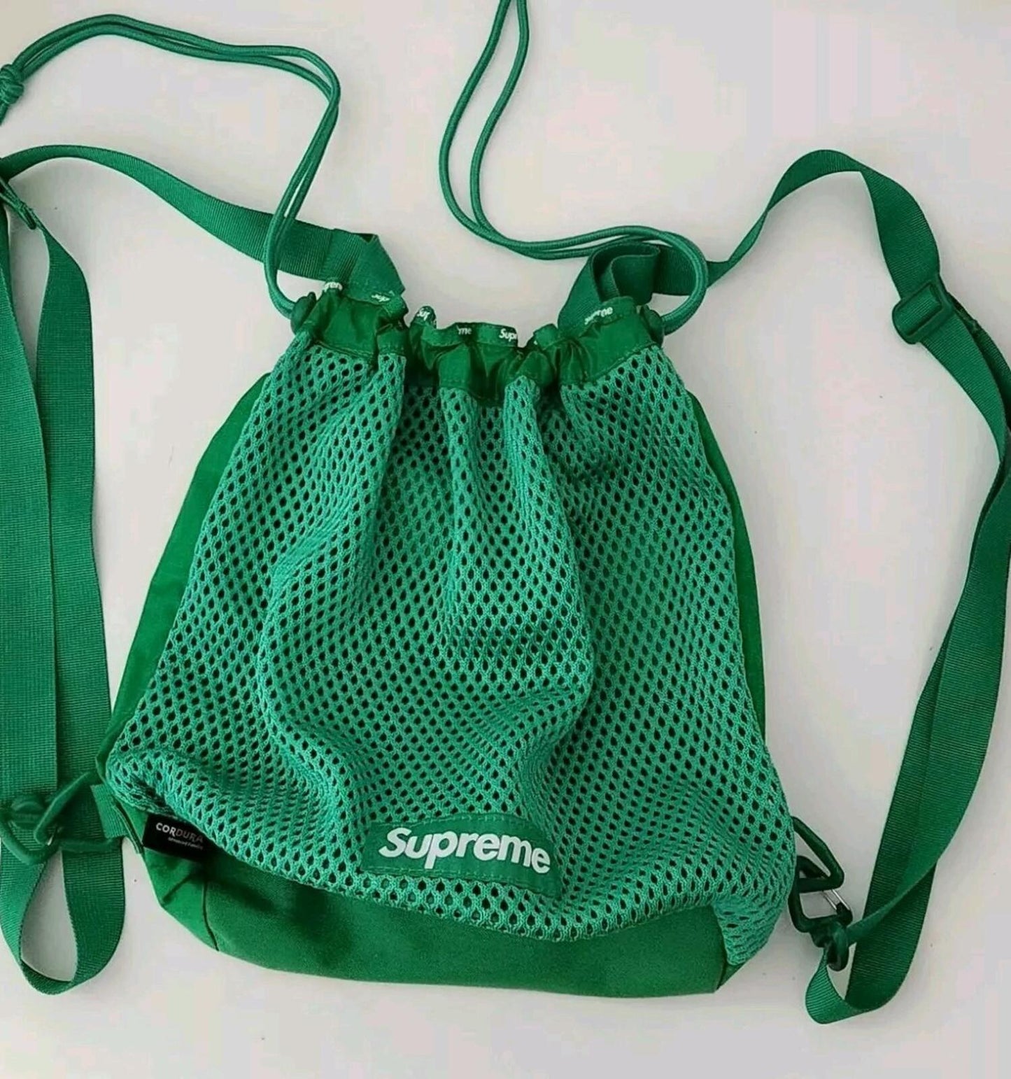 SS23 Supreme Mesh Small Backpack Bag Green 10L