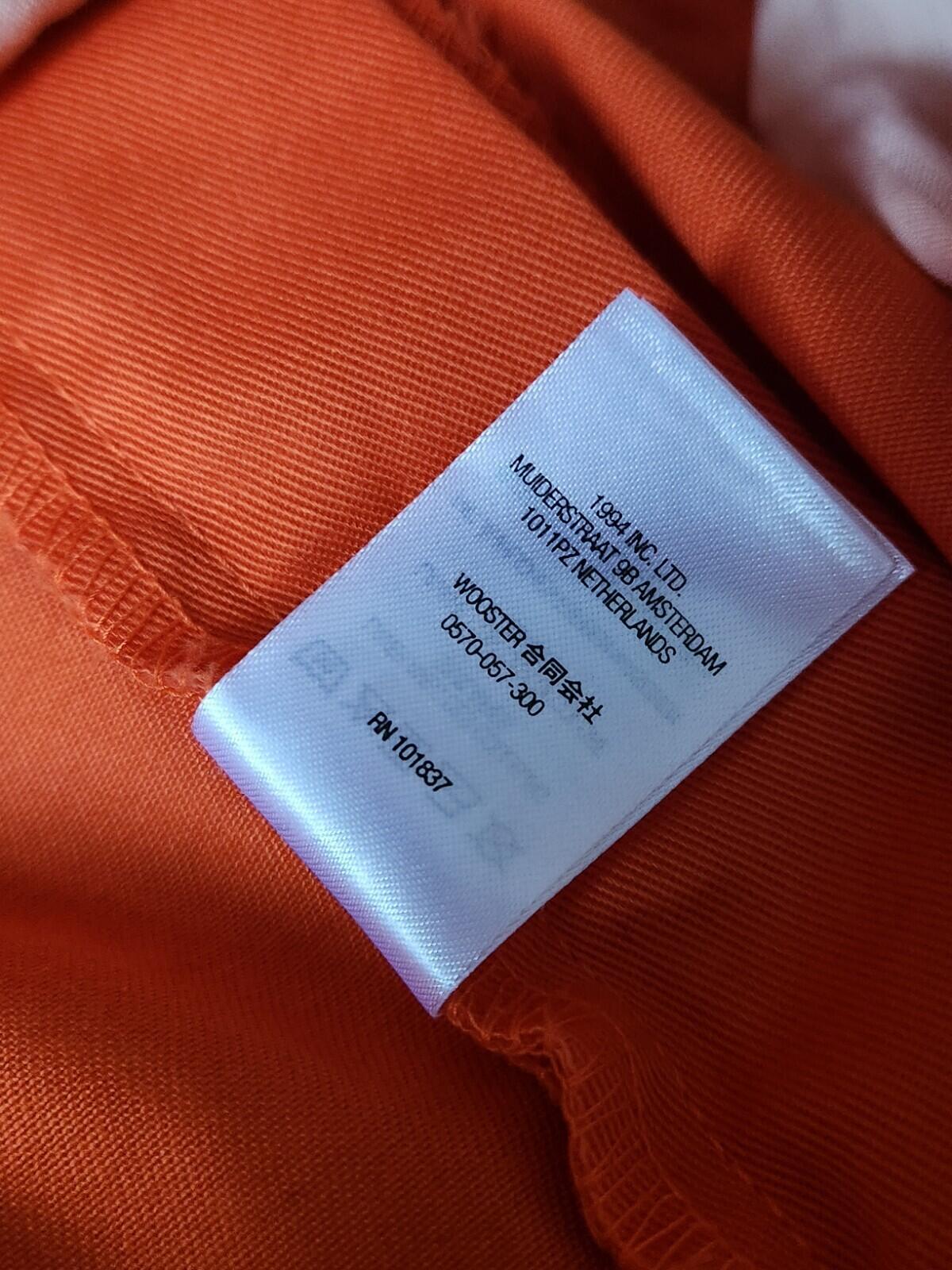 FW21 Supreme work pant size 32 Orange trousers pants W32 L32