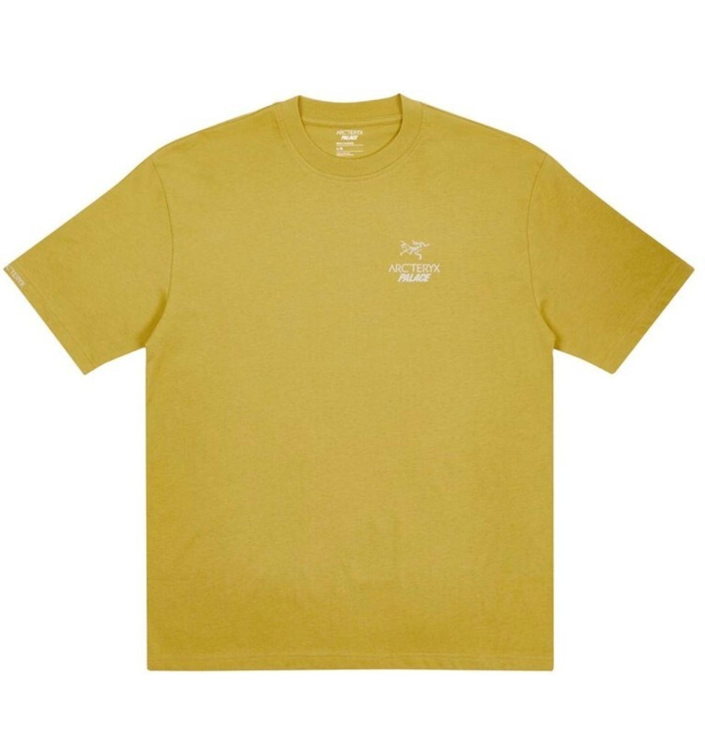 FW20 Palace x Arc'teryx tee size S small gold T-shirt reflective triferg yellow