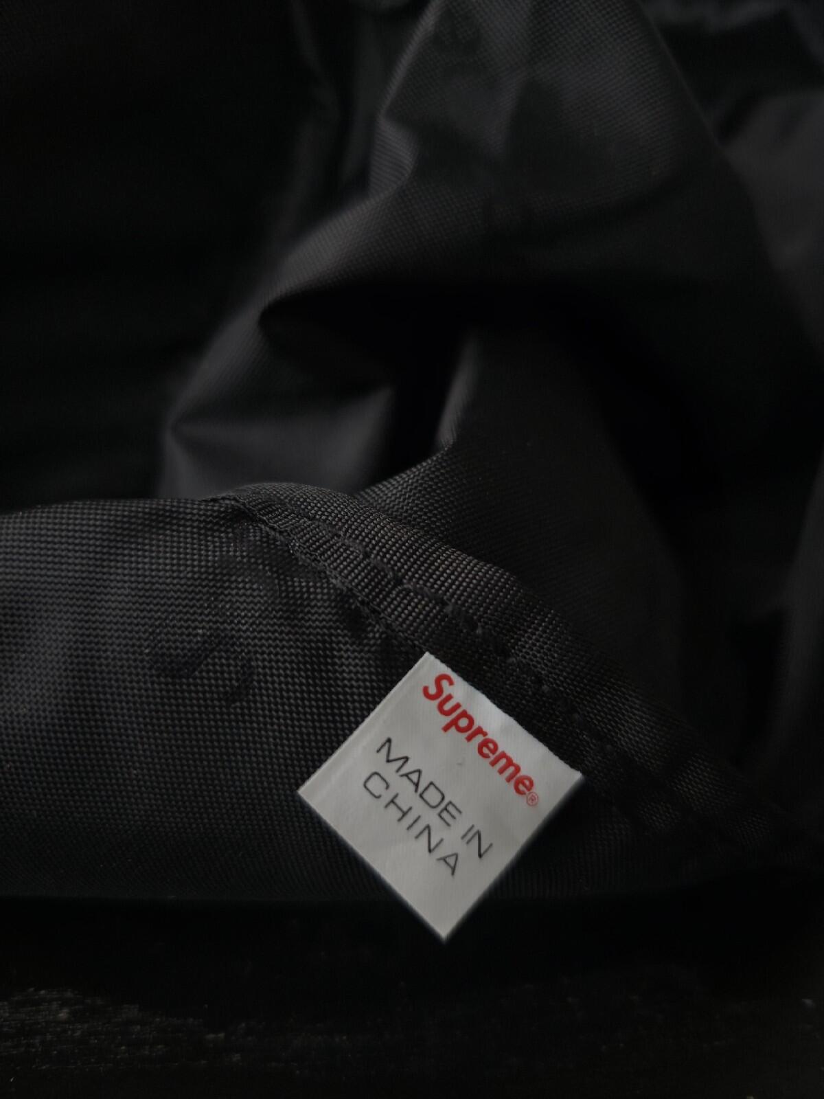 SS19 Supreme tote backpack Black Bag Cordura 18L
