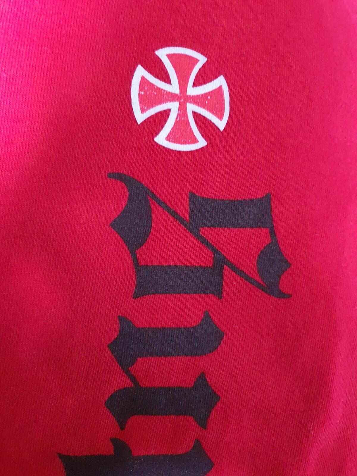 FW17 Supreme x Independent Old English Tee Red Size L