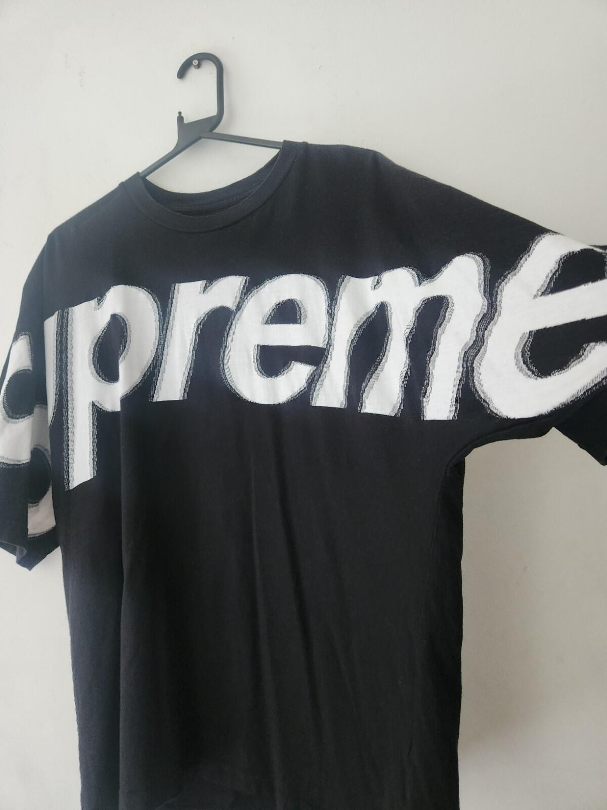 FW22 Supreme Intarsia S/S Top tee size M Medium Black T-Shirt