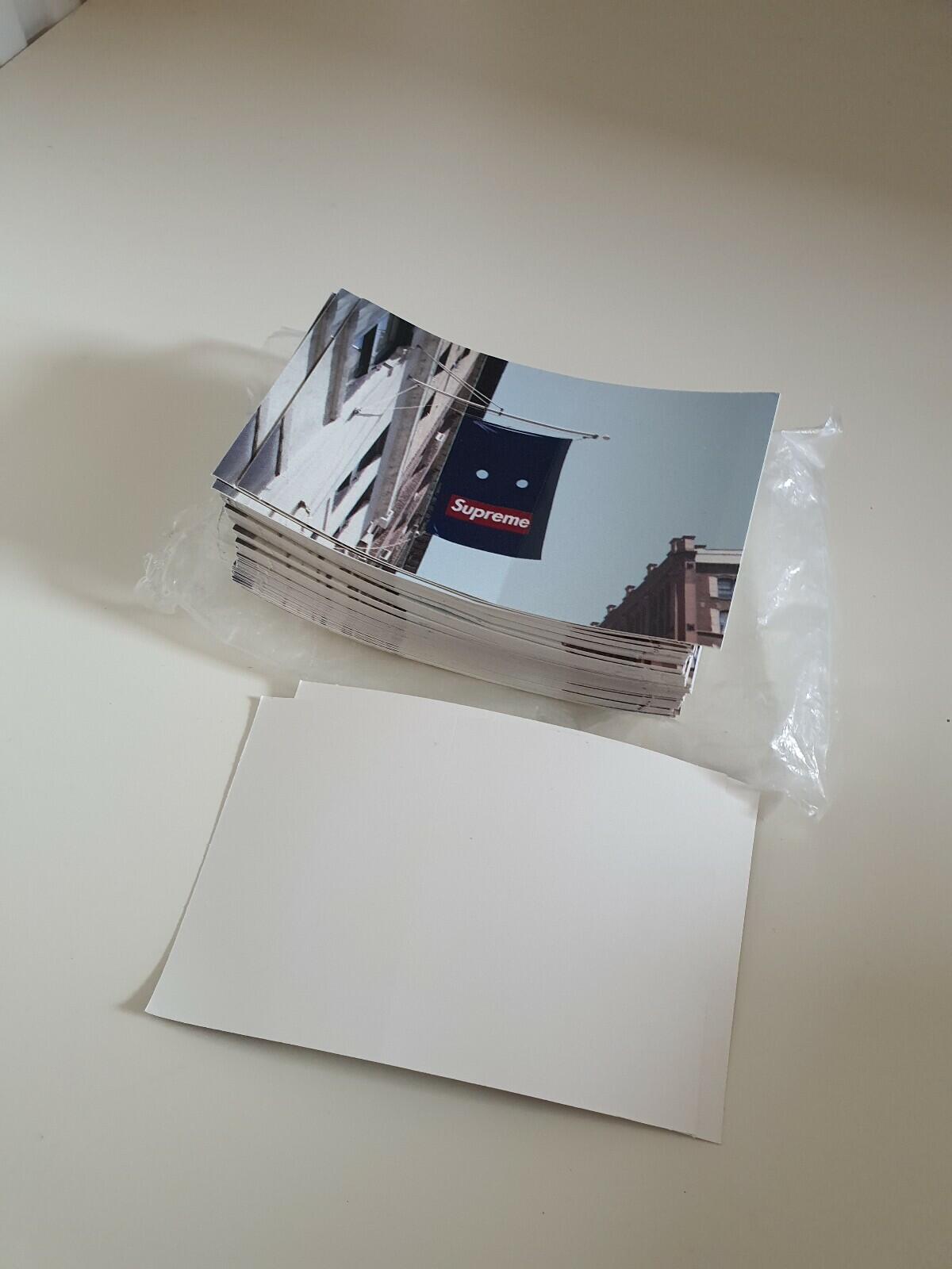 100 FW19 Supreme Banner stickers (1x brick) 100% authentic