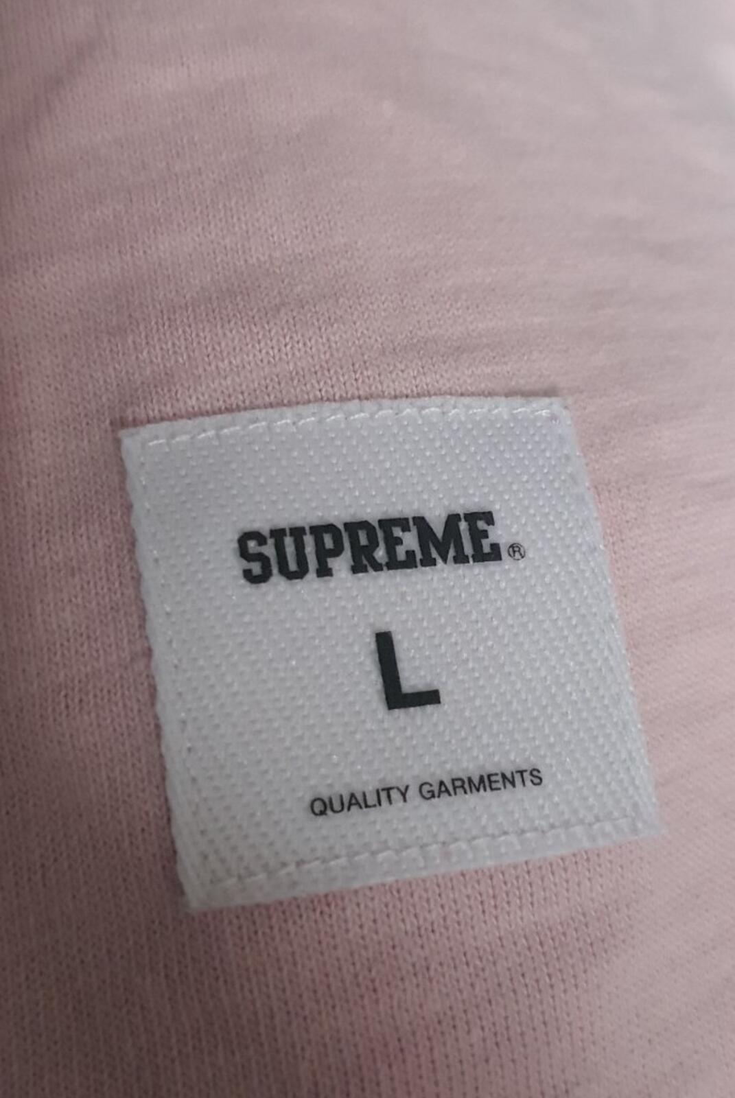 SS21 Supreme Collage S/S Top Tee size L large pink T-shirt Worn 1x