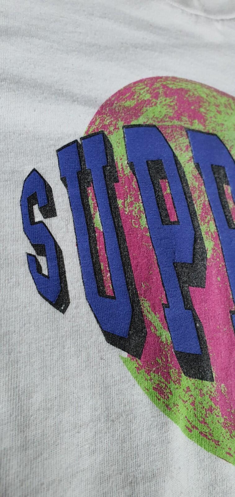 FW15 Supreme Lunar white tee size XL T-shirt planet Rare 2015 Vintage