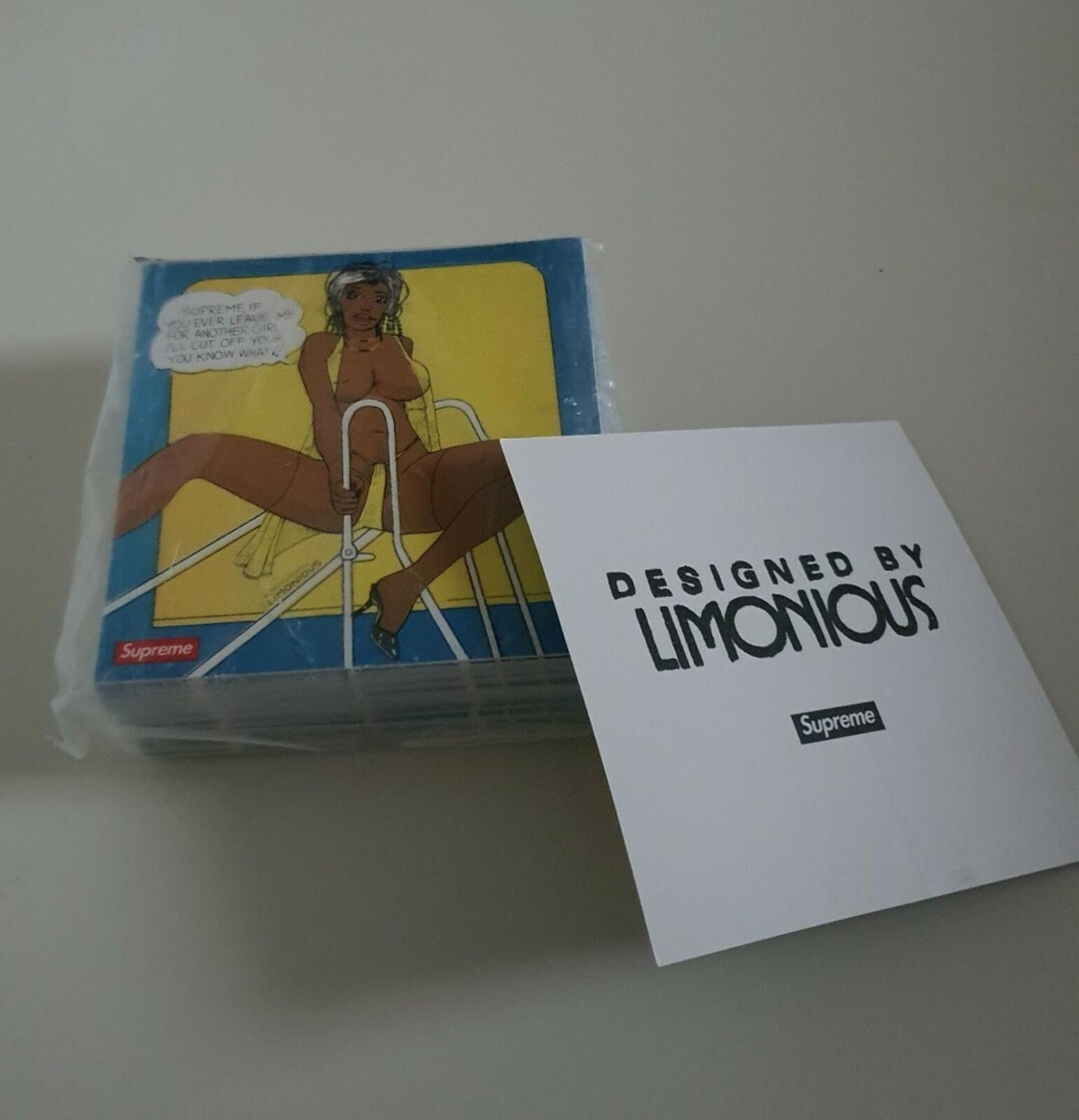 100 SS17 Supreme Wilfred Limonious Undercover Lover Stickers (1x brick)