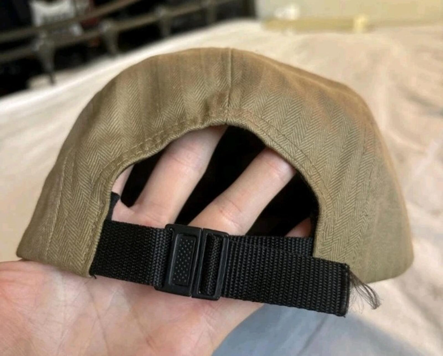 SS12 Supreme Herringbone Leather Camp Cap