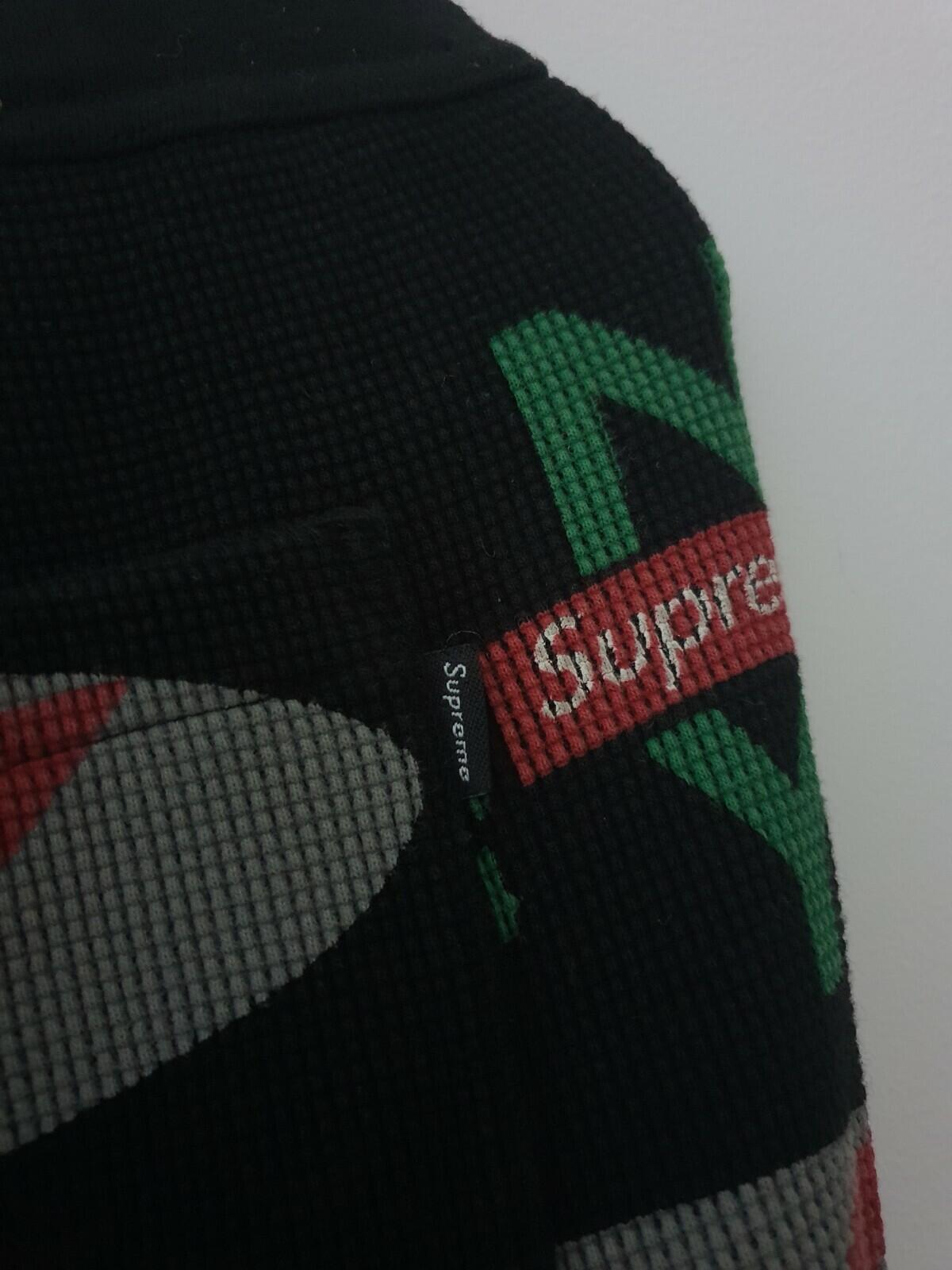 FW18 Supreme NY Waffle Thermal black pant size XL pants trousers New with tag