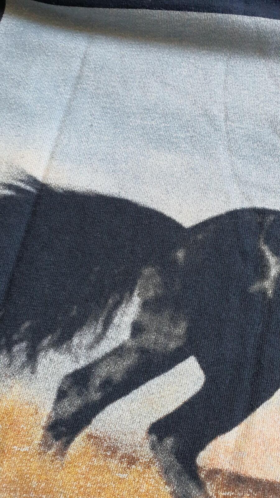 FW14 Supreme Stalion navy Long sleeve L/S Tee size medium M