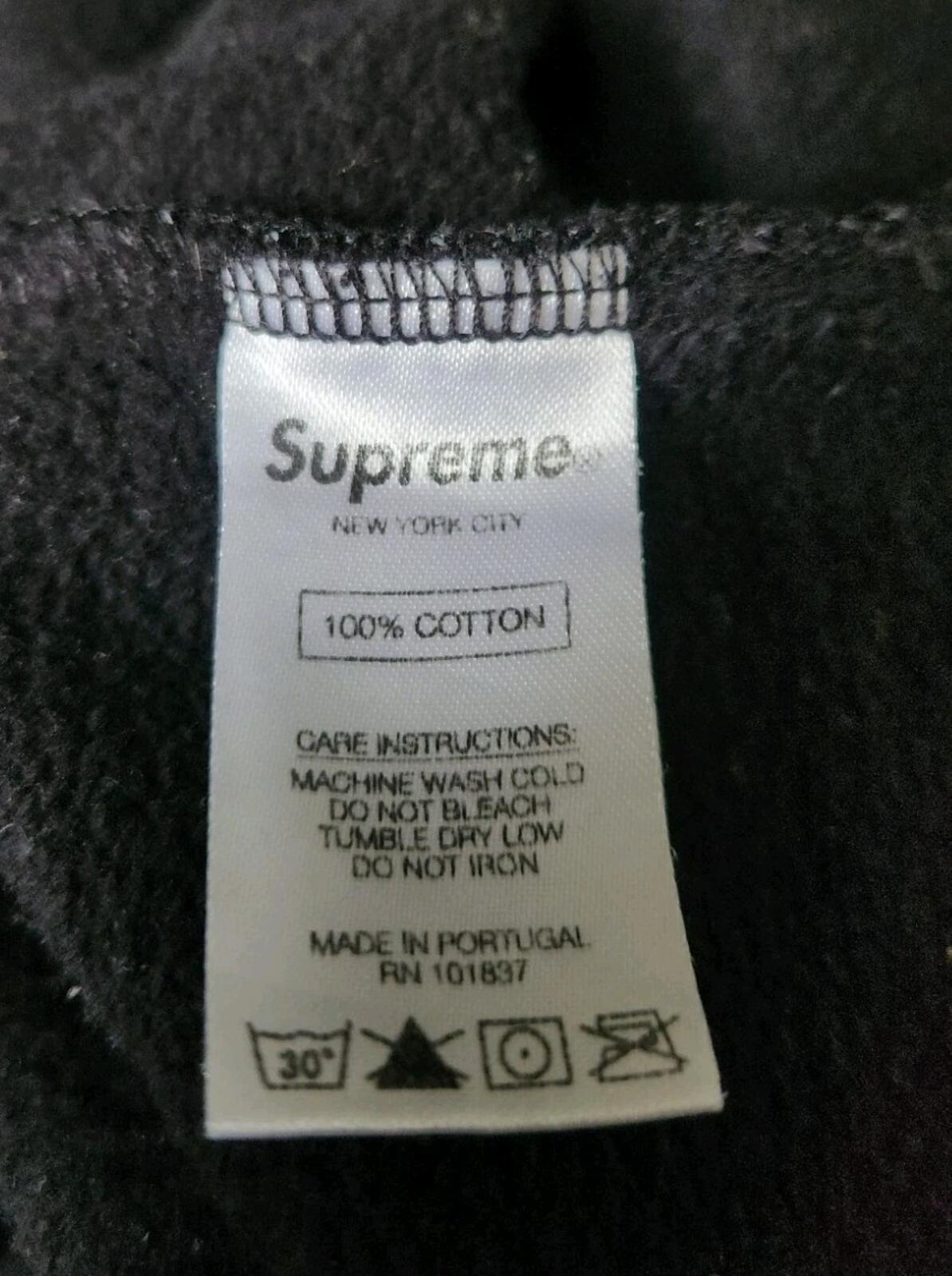 SS19 Supreme Marble hooded sweatshirt size XL hoodie blue