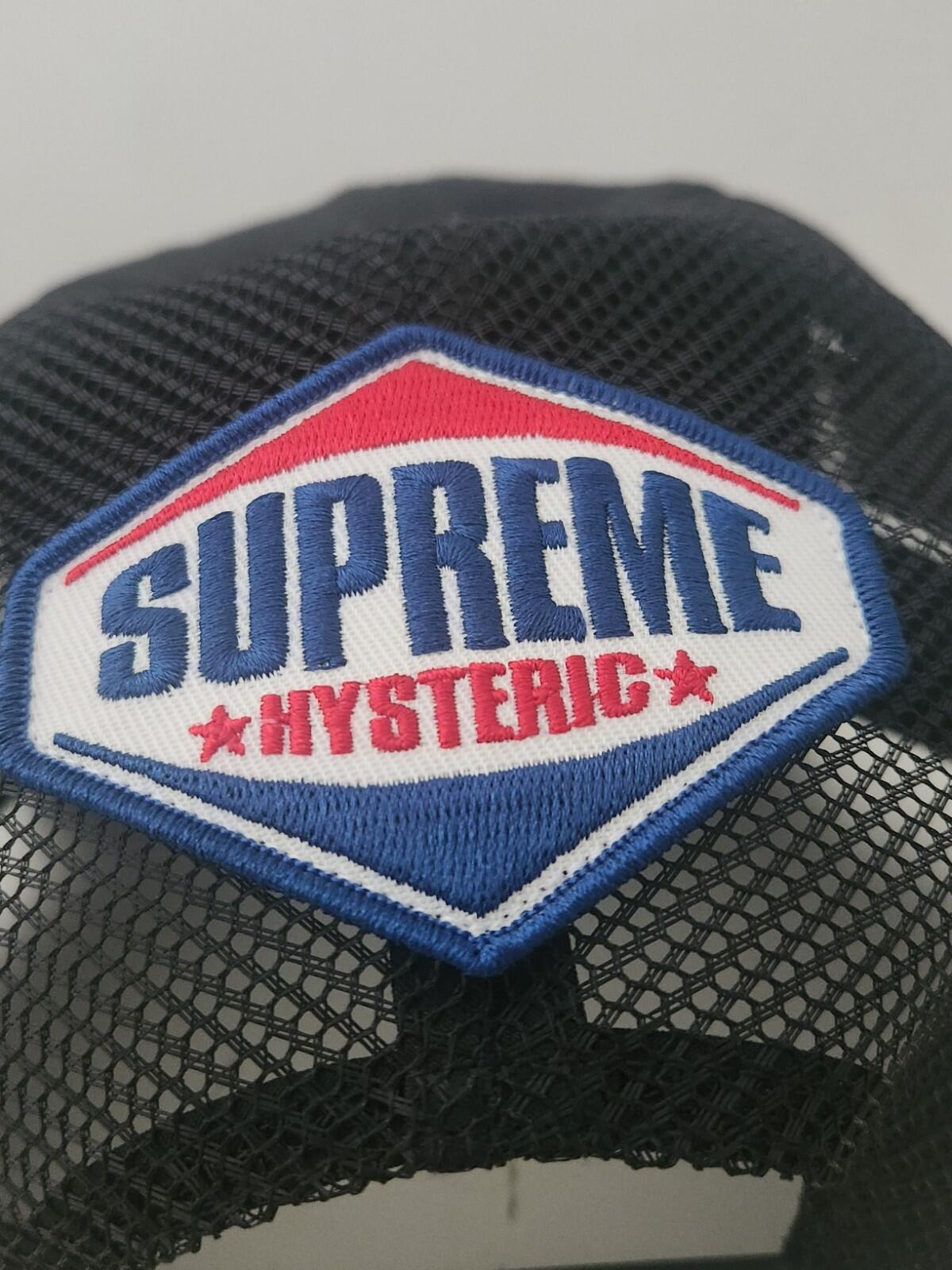 FW24 Supreme Hysteric Glamour Vanson Leathers Mesh Back 6-Panel Trucker Cap Hat
