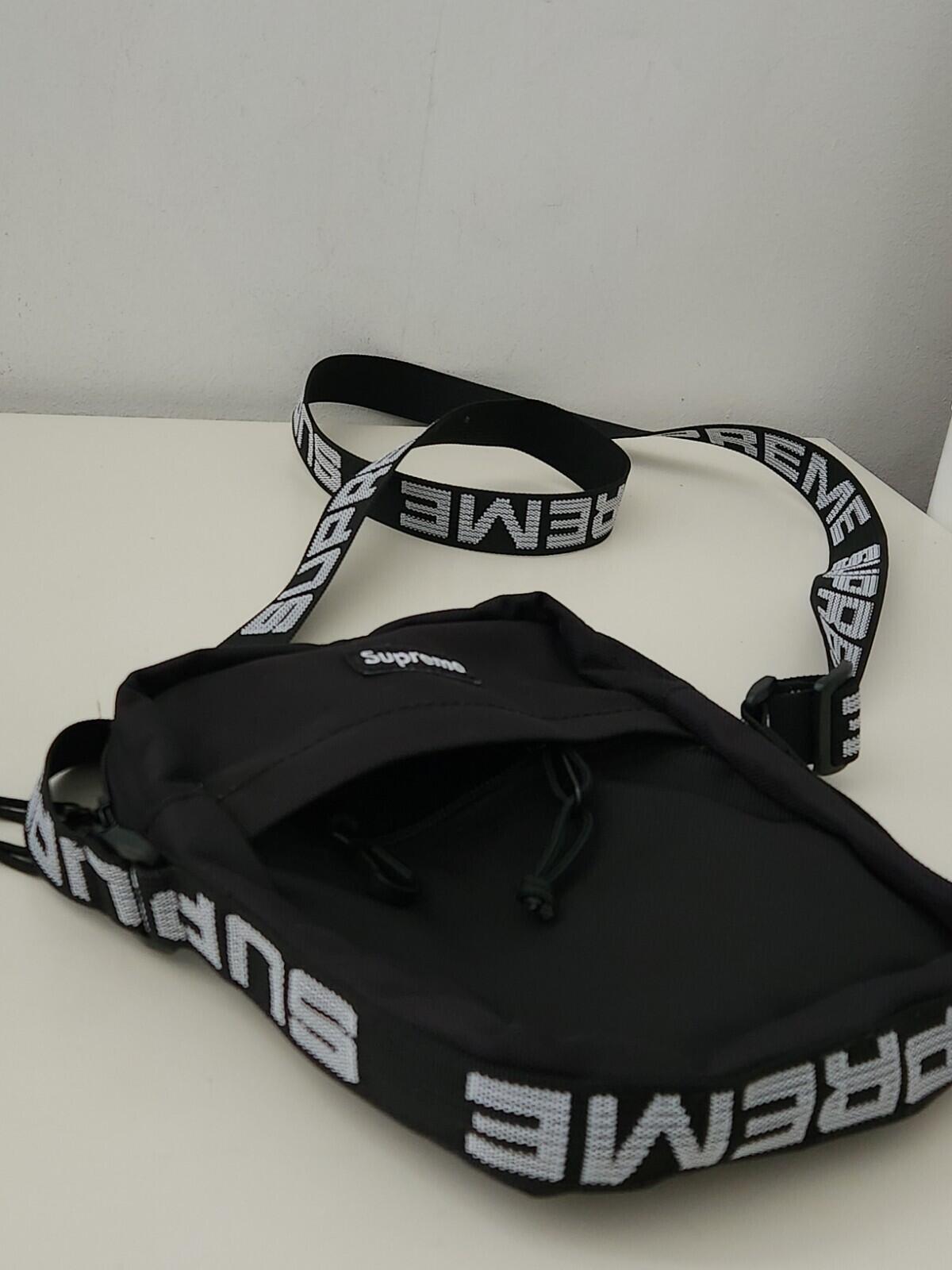 SS18 Supreme shoulder bag Cordura Fabric Black