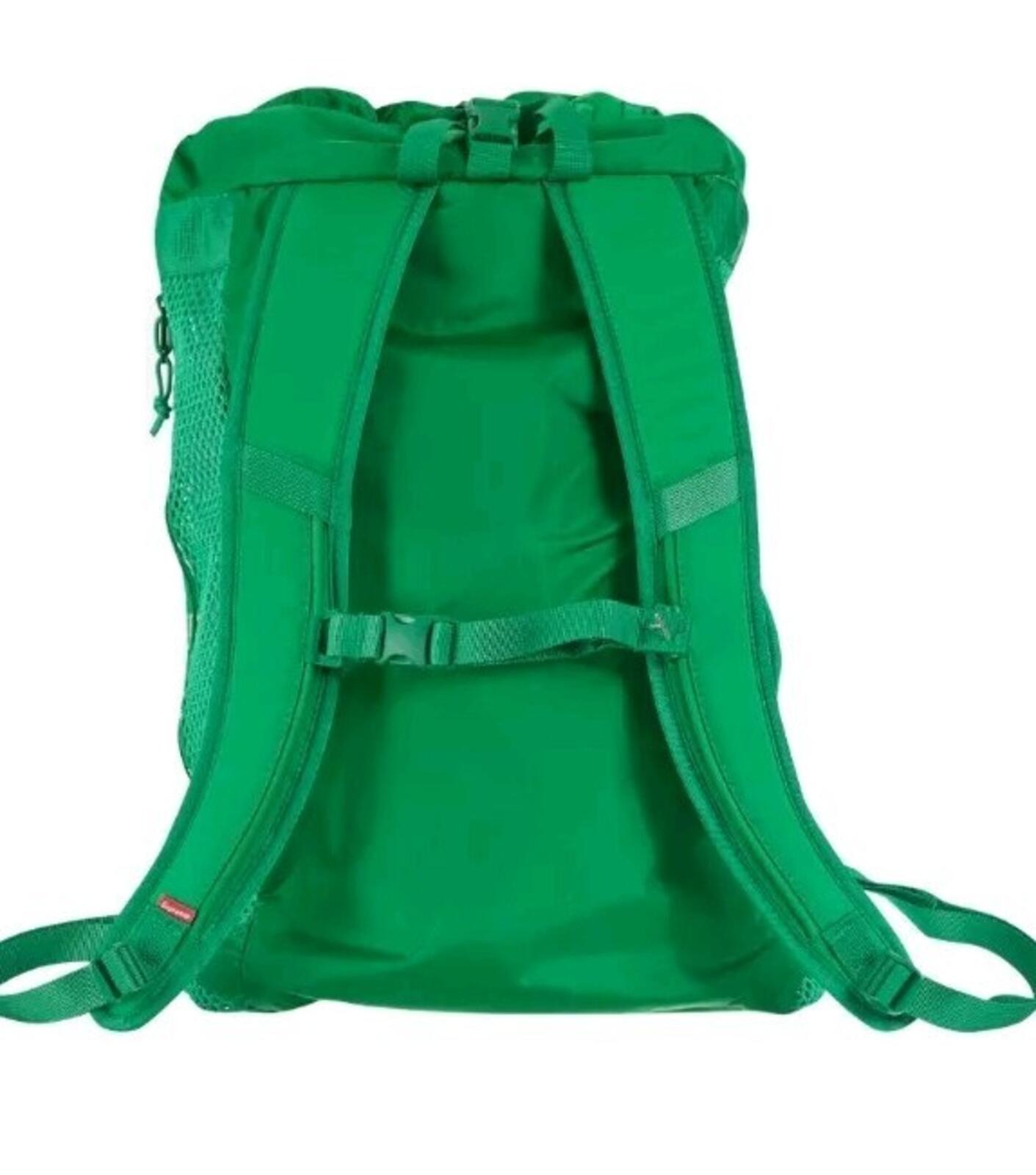 SS23 Supreme Mesh Rucksack Grün Tasche 21L Neu mit Etikett