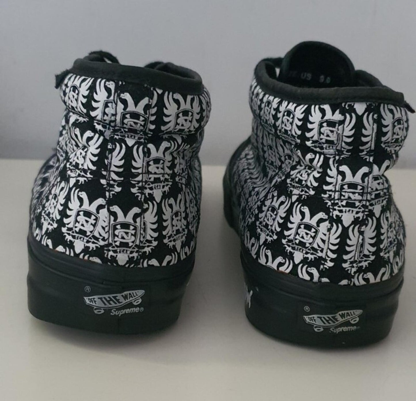 FW07 Supreme Vans Neighborhood Chukka 2007 black trainers UK 8 EU 42 US 9 Rare
