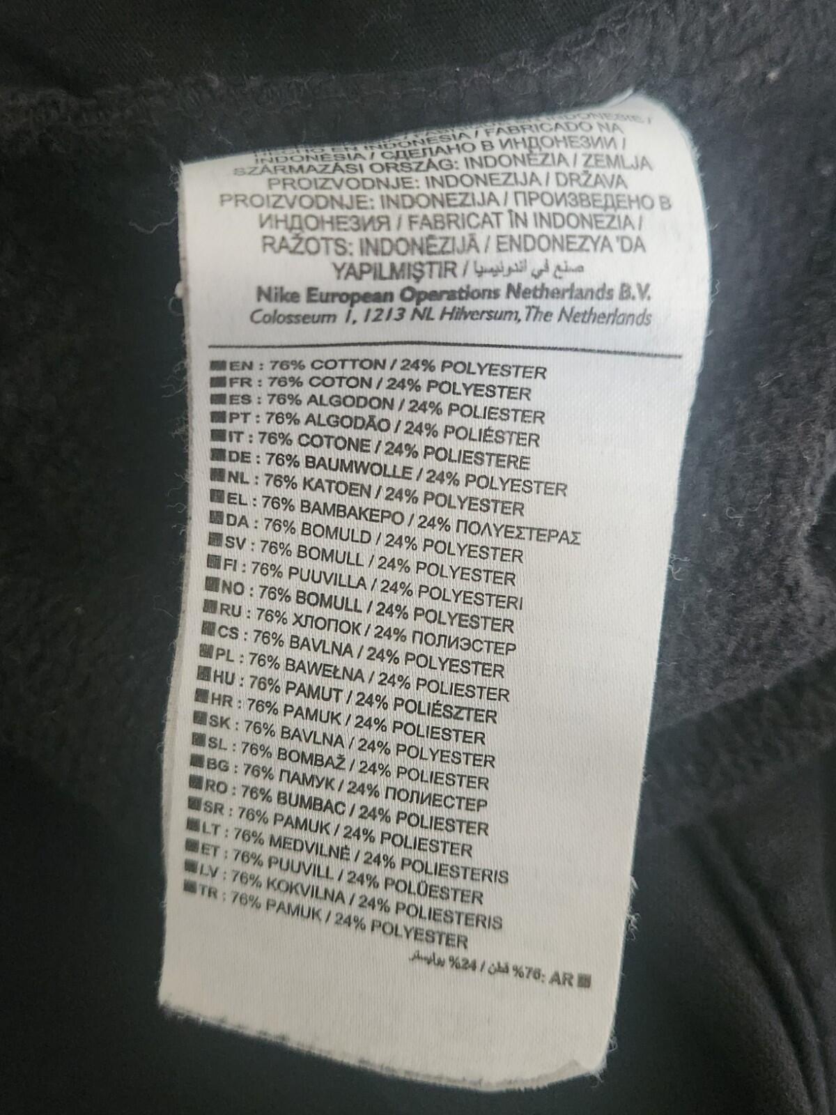 FW15 Supreme x Jordan sweatpant Size S Small Black Joggers Jumpman Pants