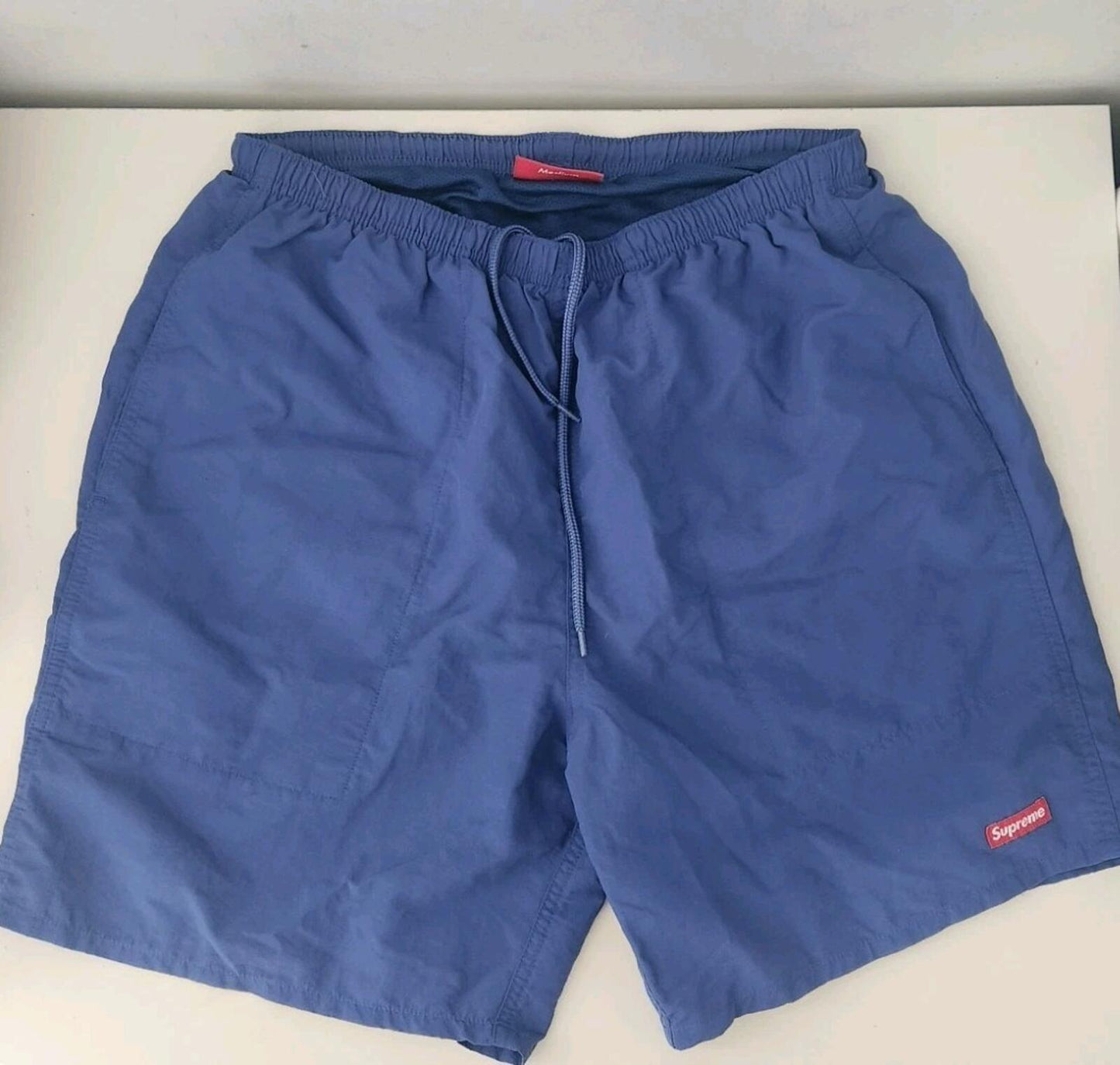 SS20 Supreme Nylon Water Short Pale Purple Swim Nylon Shorts Medium Supplex Blue
