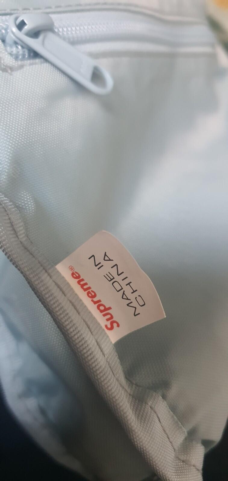 SS19 Supreme Umhängetasche Eisblau Cordura-Gewebe Hellblau