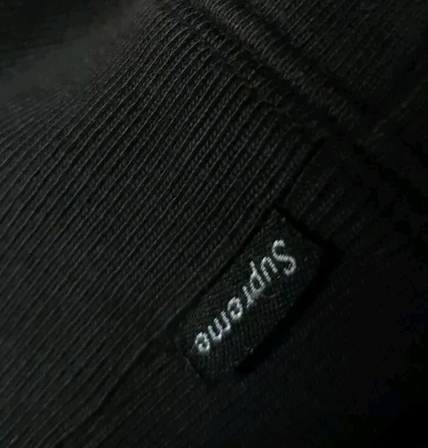 SS19 Supreme Dipped crewneck size S Small black sweatshirt New York Jumper