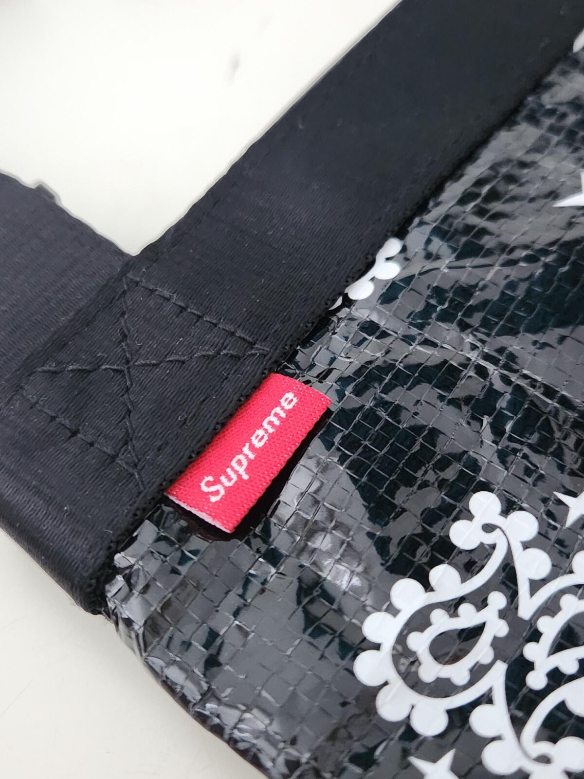 SS21 Supreme Bandana Tarp Side bag Water resistant shoulder bag 10L New