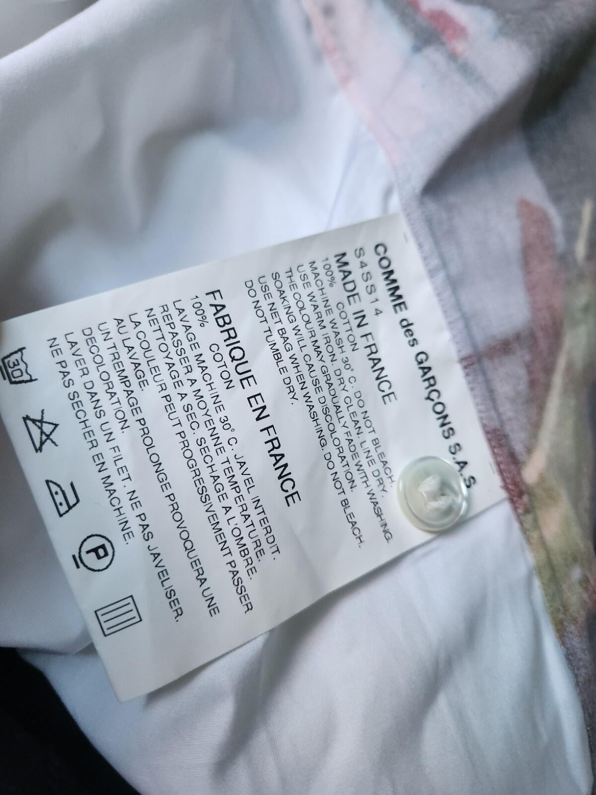 SS14 Supreme Comme Des Garçons Harold Hunter Baseball Jersey Shirt L Large CDG