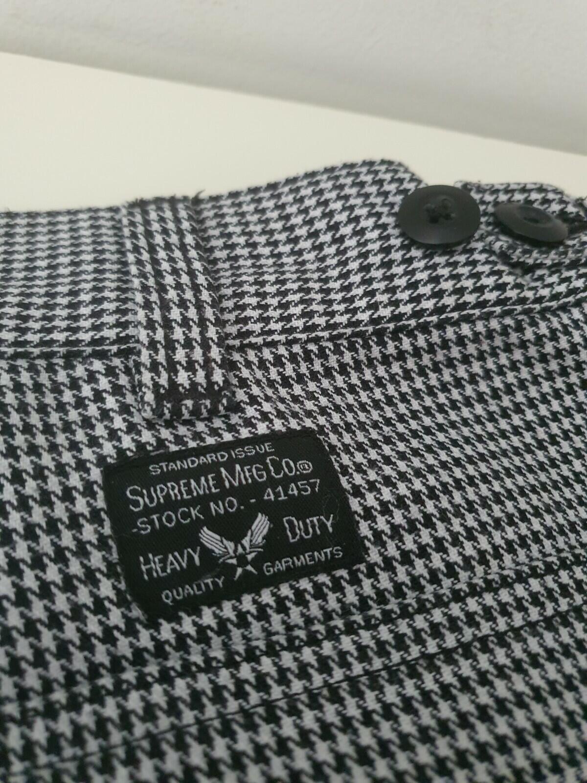 FW17 Supreme Flight pant Houndstooth size 30 white/black trousers pants W30 L30