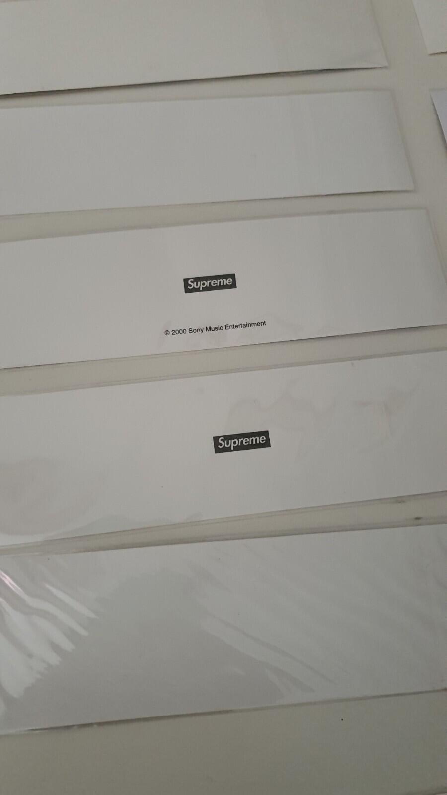 10 + 1 Supreme Box Logo stickers Rare small collection Skull Akira E.T + sleeves