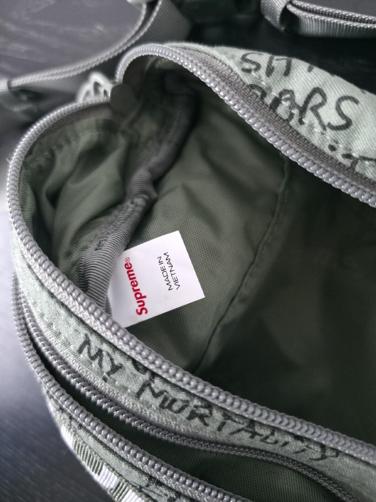 SS23 Supreme Field Waist Bag Olive Gonz Water Resistant