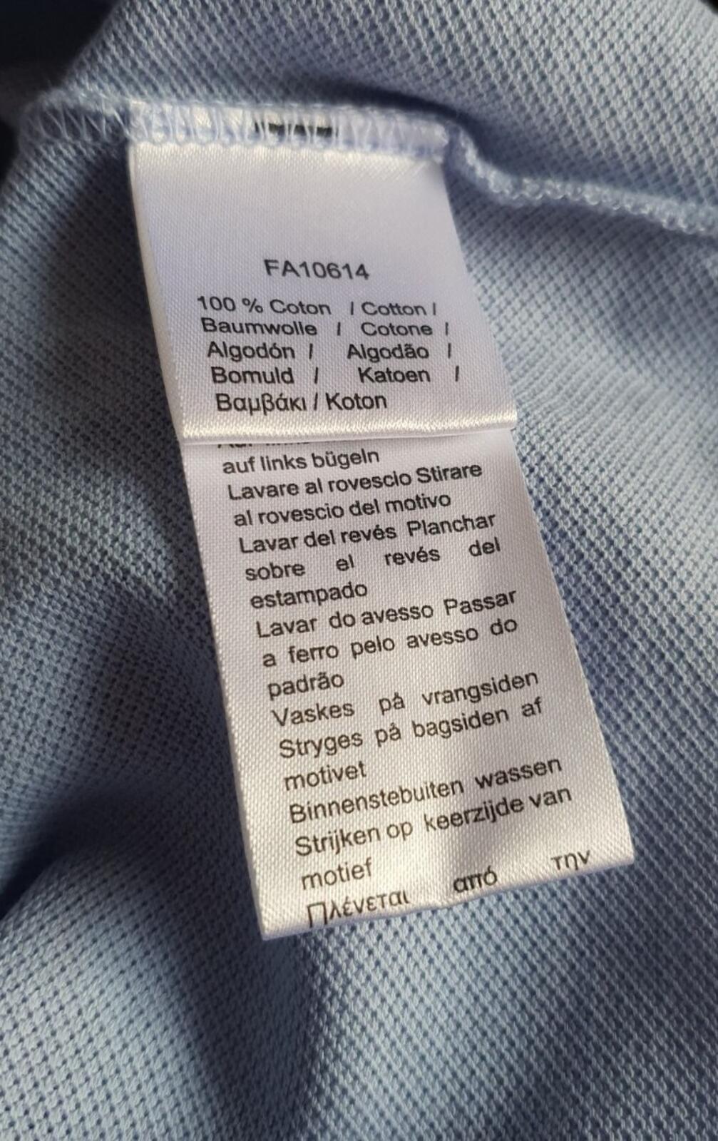 LACOSTE x KEITH HARING polo shirt from 2019 size L large FR 5 light blue Worn 1x