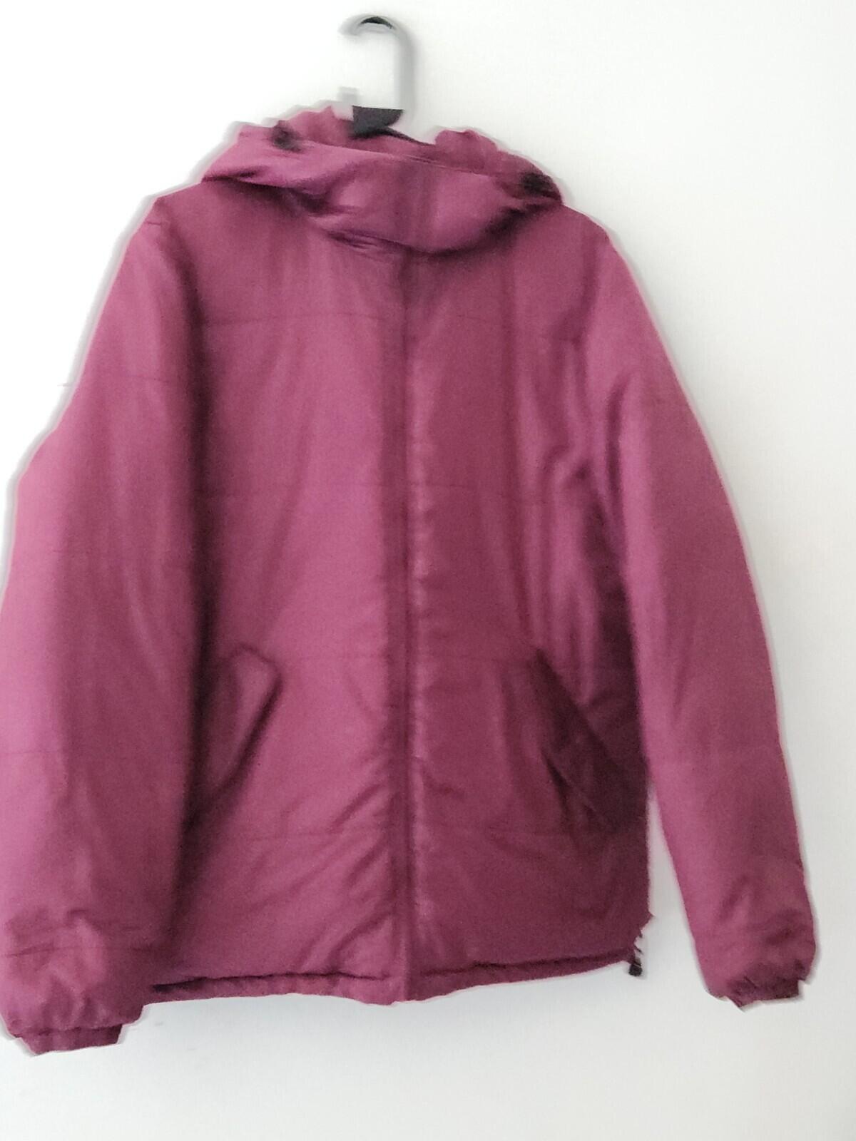 FW12 Supreme Reversible striped down jacket L Large puffer