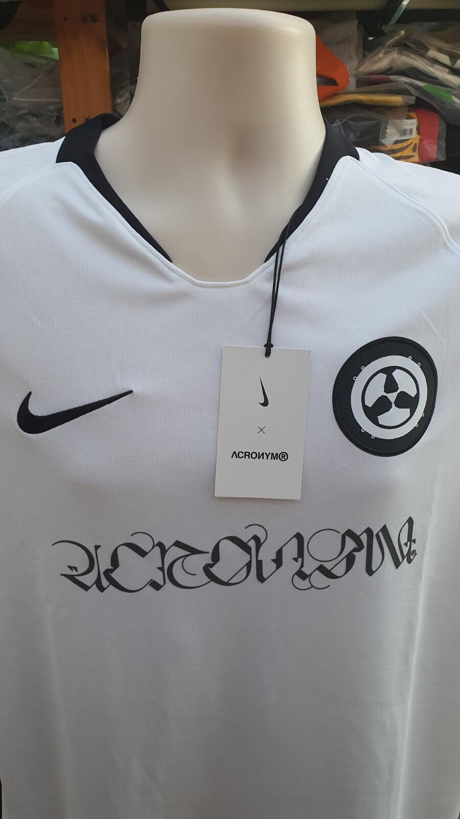 Nike x Acronym Stadium GFA Trikot T-Shirt Weiß Größe M