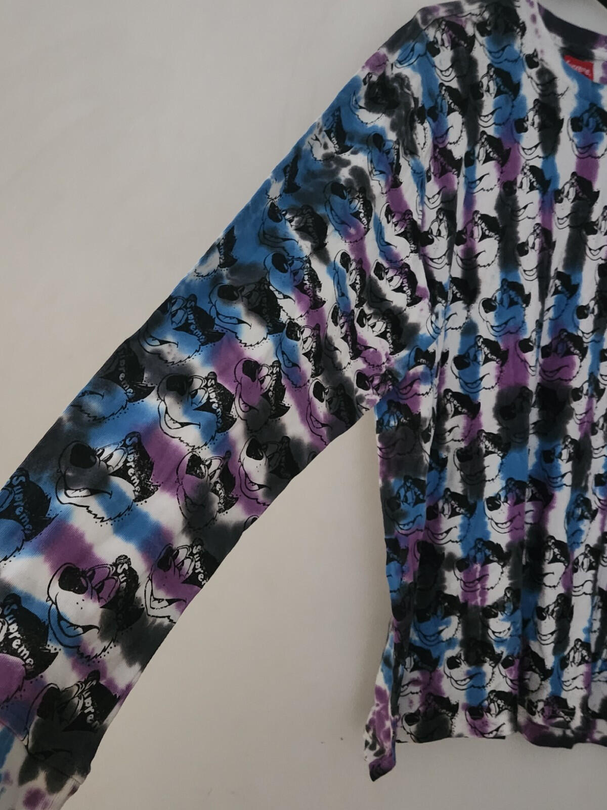 SS21 Supreme Dyed Bear L/S Top Tee Talla L