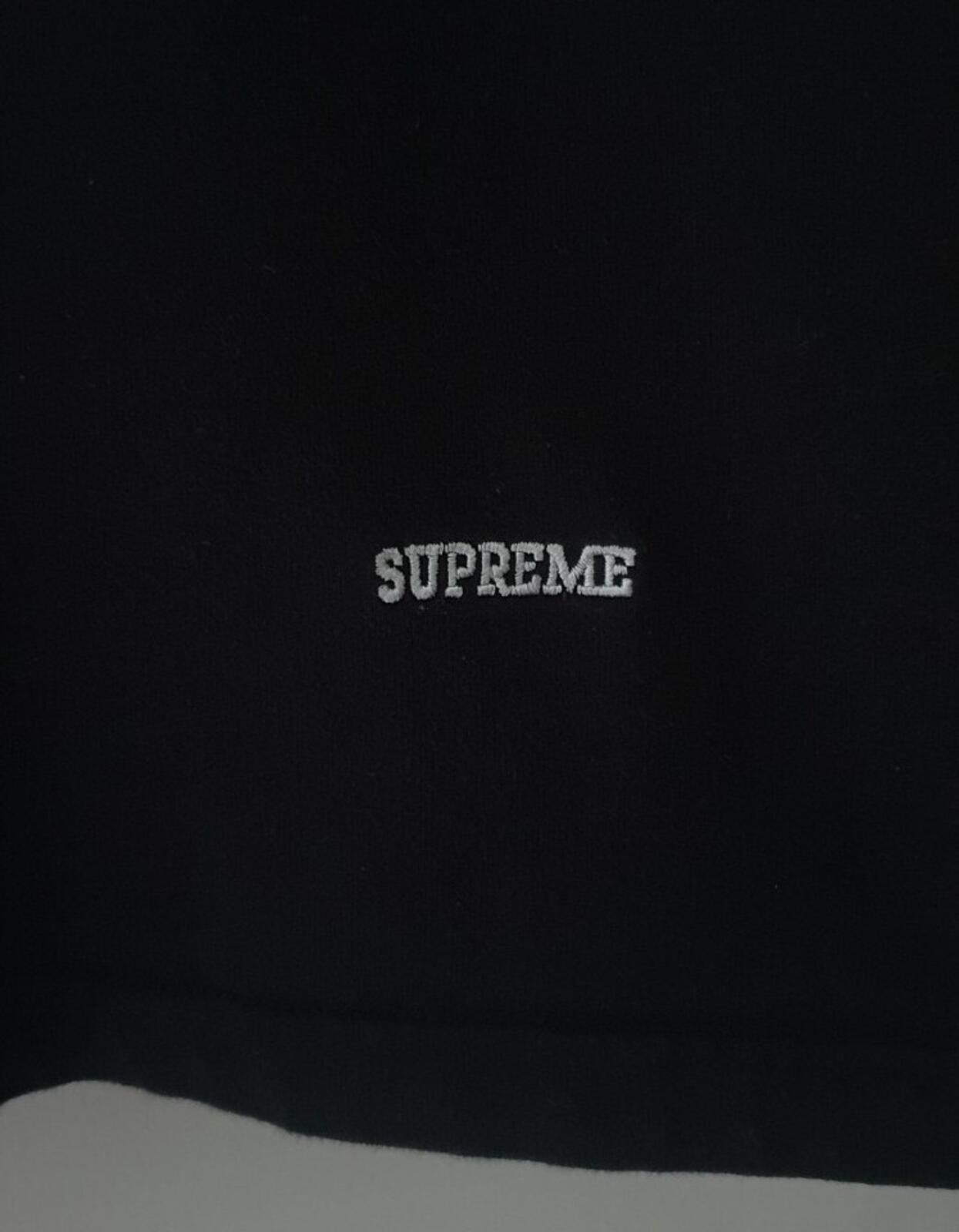 FW19 Supreme University S/S Top Black tee size XL T-shirt