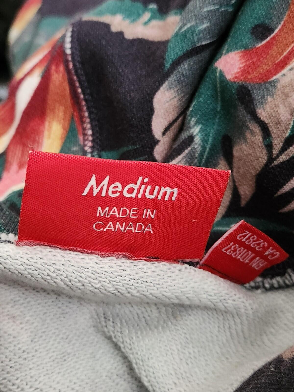 SS12 Supreme Floral Pullover hooded sweatshirt M Medium hoodie vintage Flowers