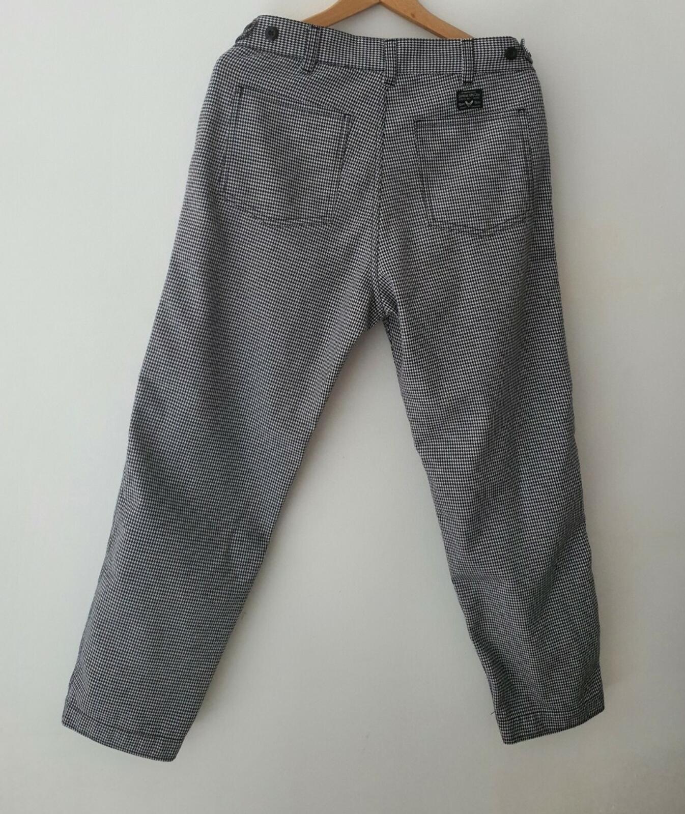 FW17 Supreme Flight pant Houndstooth size 30 white/black trousers pants W30 L30