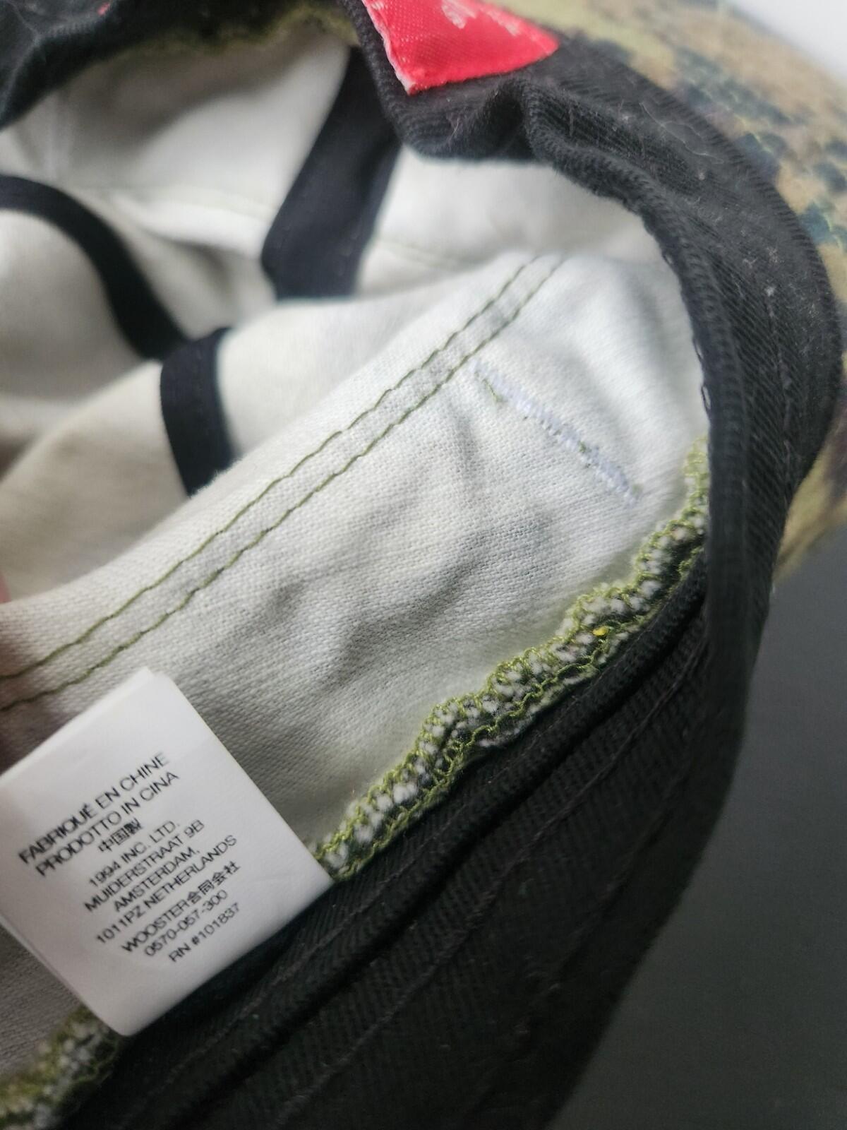 SS22 Supreme Military Boonie Olive Prym1 Camo Größe M/L