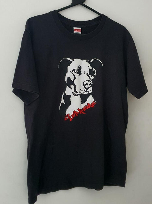 SS20 Supreme Pitbull tee black t-shirt size M medium dog
