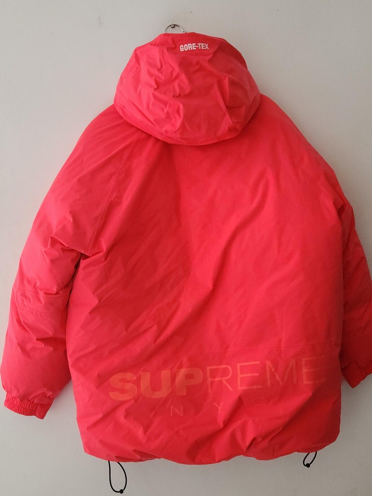 FW20 Supreme GORE-TEX 700-Fill down Parka M Medium jacket Waterproof Bright Red