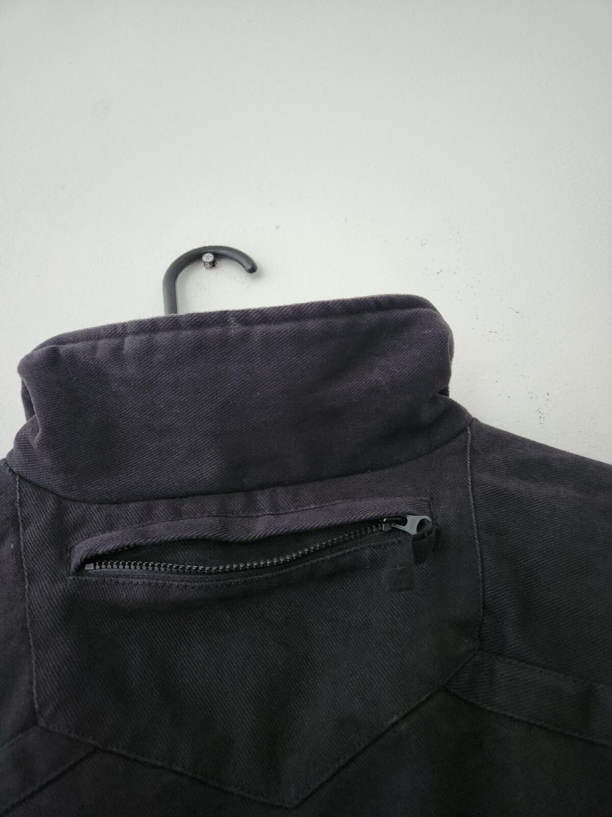 HW22 Supreme Brushed Twill Zip Jacke Größe S Klein Schwarz Twill Utility Herren